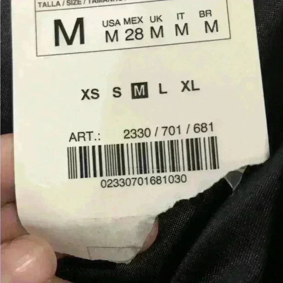 ✨New✨Zara Red Burgundy Linen Coat Size Medium - Picture 6 of 9